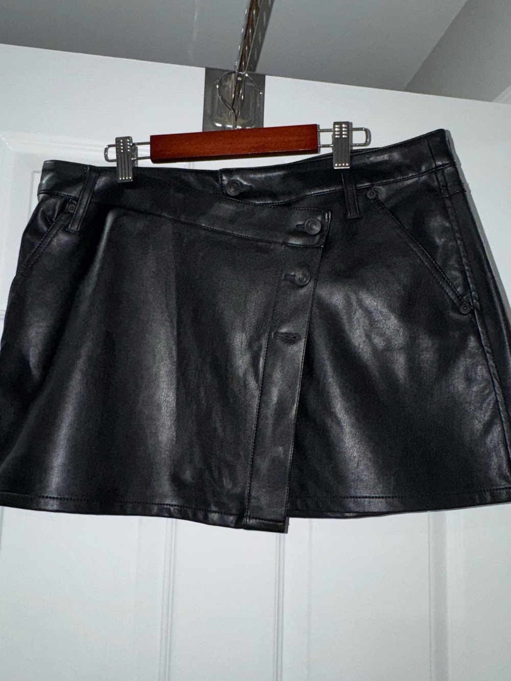 We the Free, Free People Vegan Faux Leather Mini Skirt